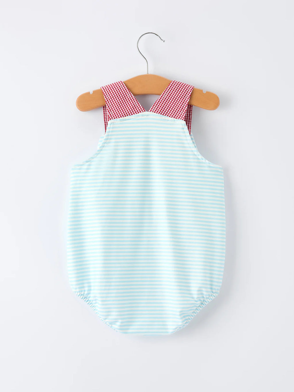 Crab Appliqué Baby Boy Romper