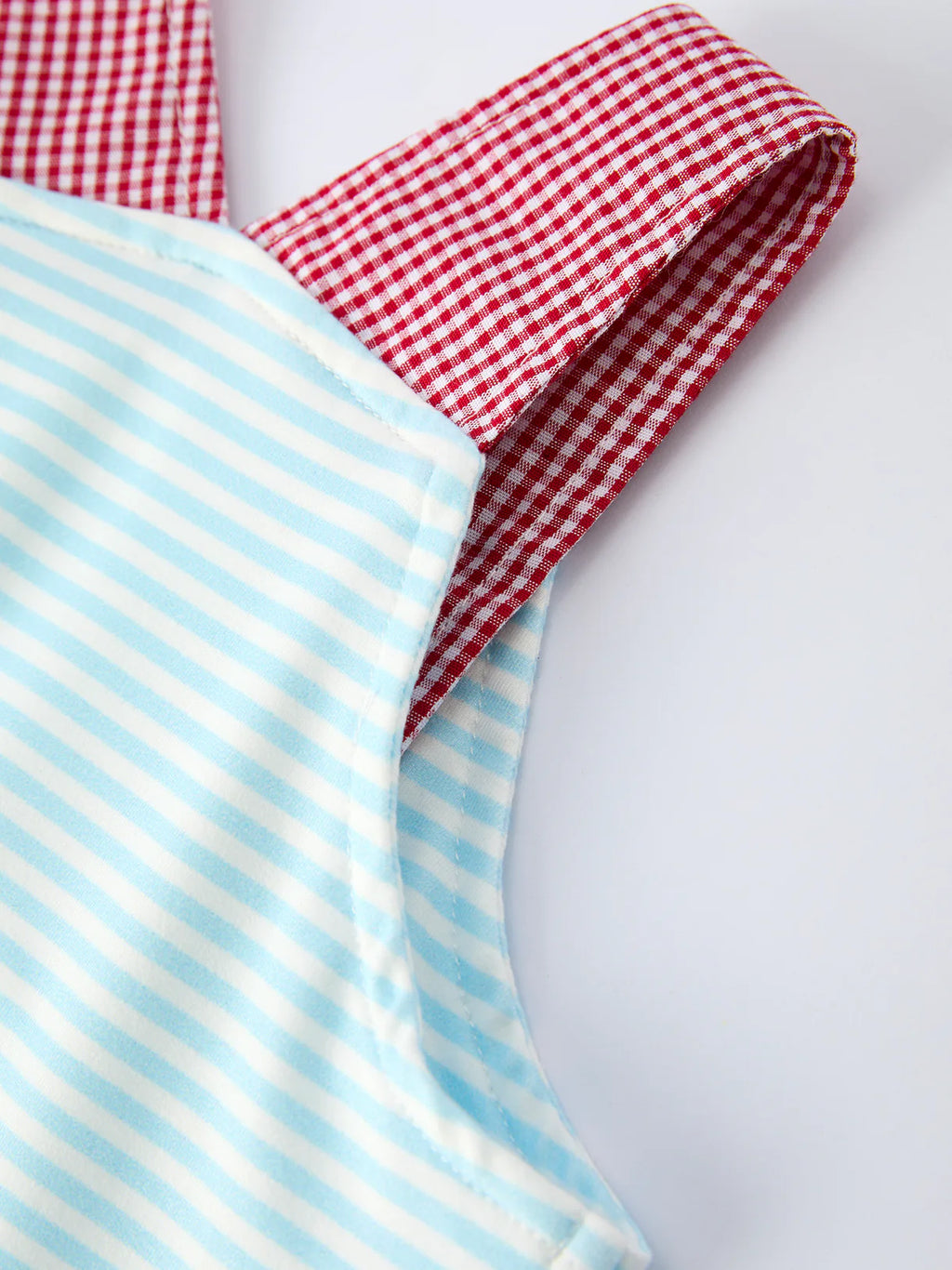 Crab Appliqué Baby Boy Romper