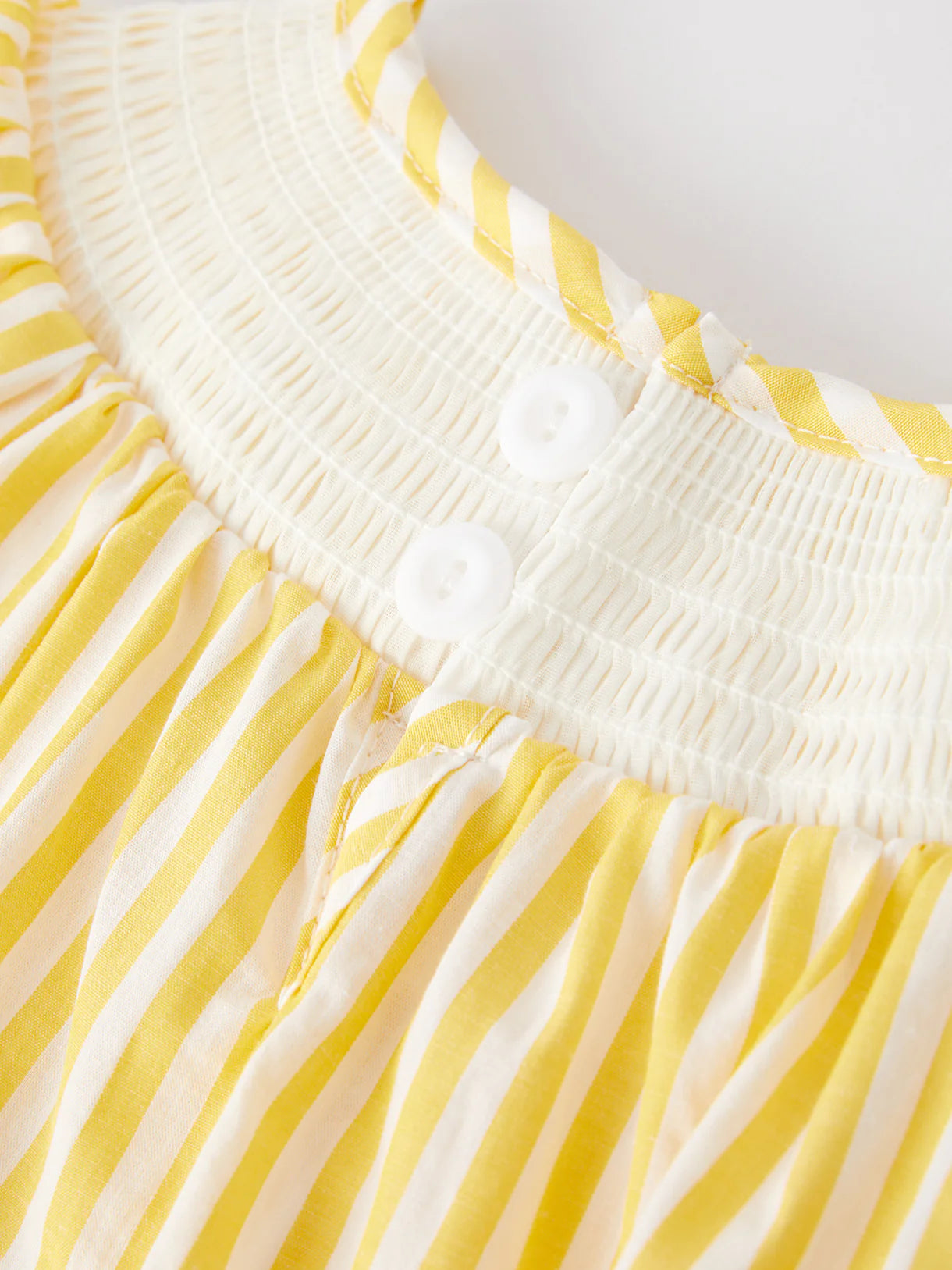 Spring/Summer Chick Floral Embroidery Smocking Girls Dress