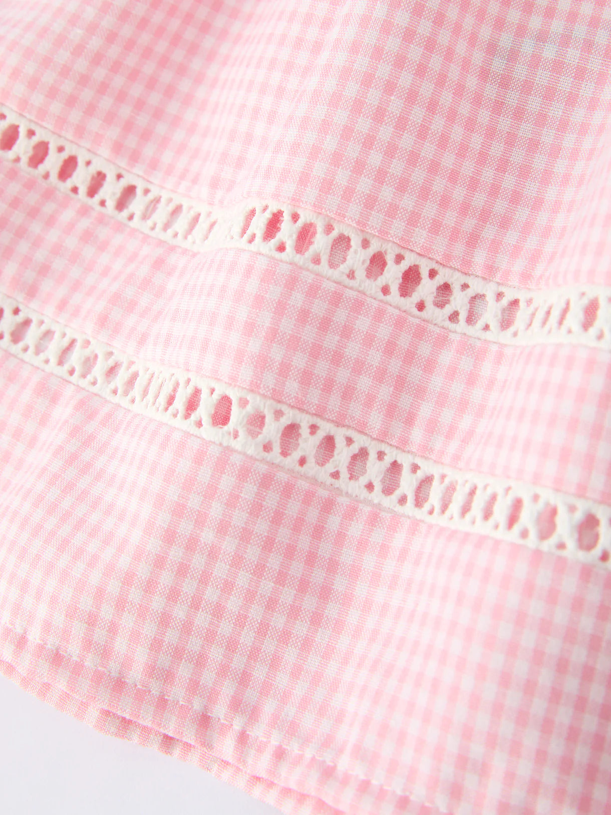 Pink Smocked Church Christening Bishop Bloomer Set for Baby Girls