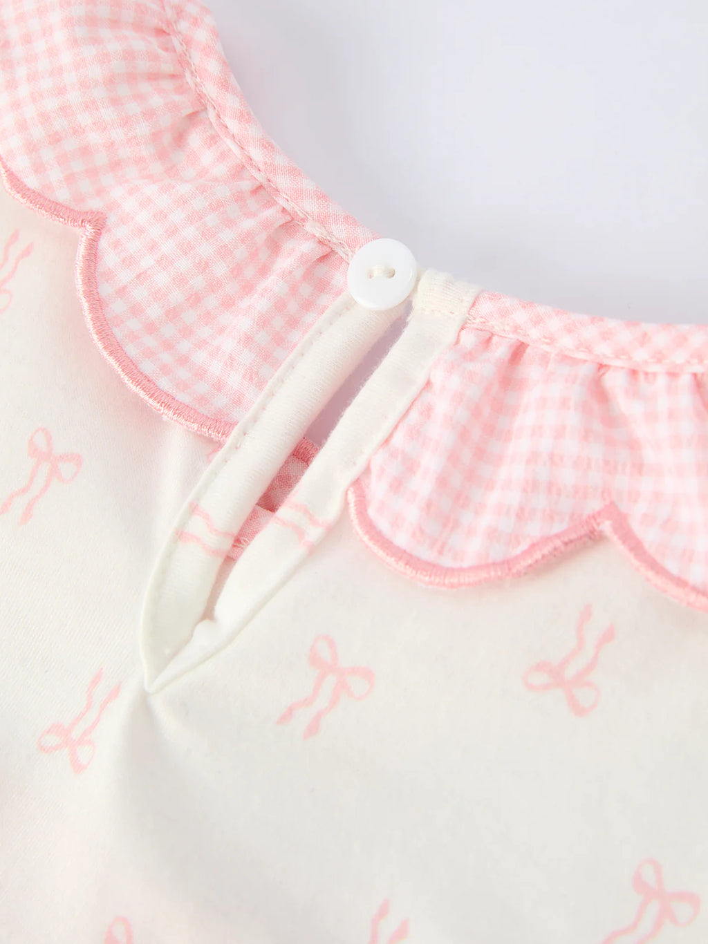 “MAMA’S MINI” Smocked Bow Ruffle Dress