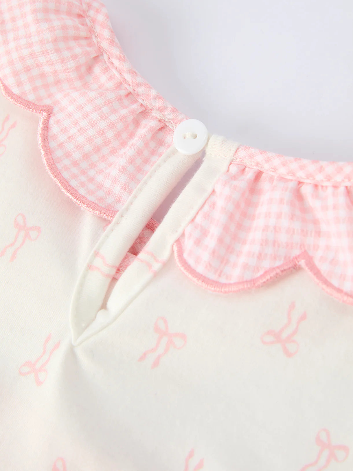 “MAMA’S MINI” Smocked Bow Ruffle Dress